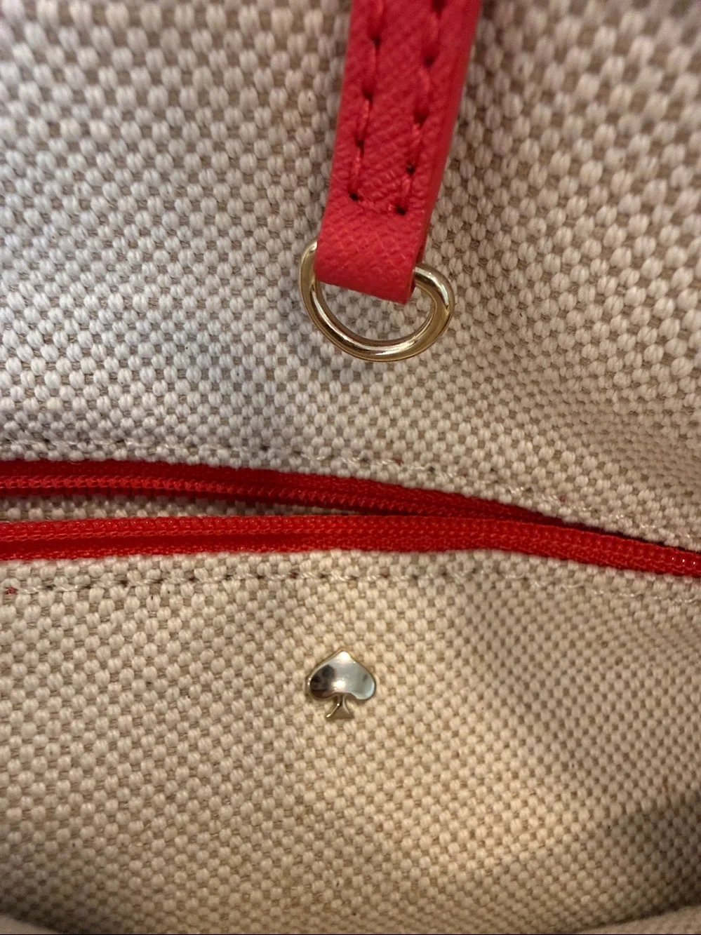 Kate Spade logo Canvas Tote
